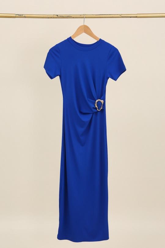 Robes longues Femme Rose E.DIVA FR426 Efashion Paris