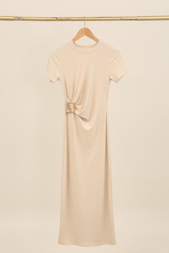 Robes longues Femme Rose E.DIVA FR426 Efashion Paris