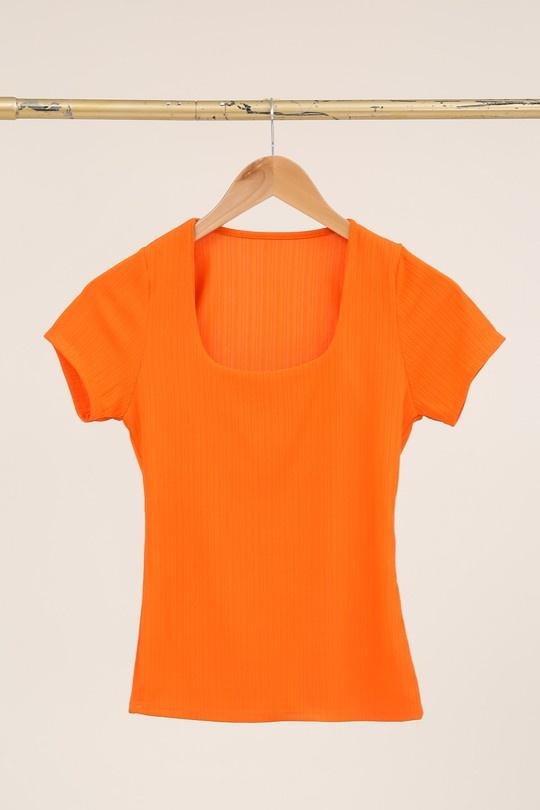 Tops Femme Orange E.DIVA FR427T Efashion Paris