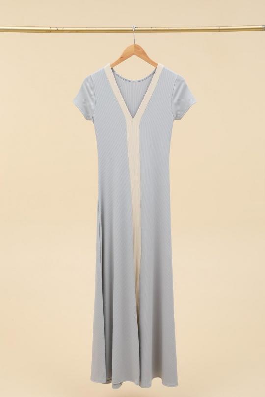Vestidos largos Mujer Sky blue E.DIVA FR403 Efashion Paris