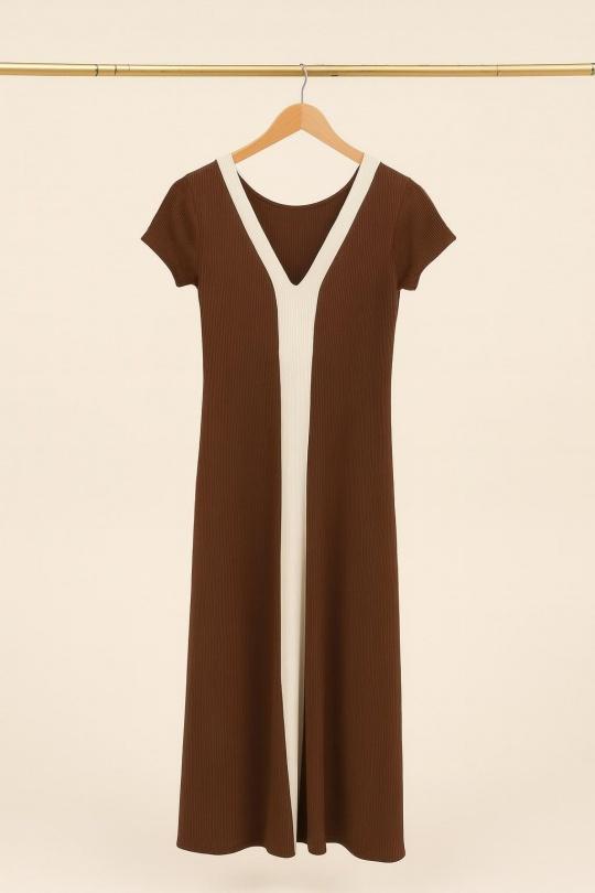 Vestidos largos Mujer Sky blue E.DIVA FR403 Efashion Paris