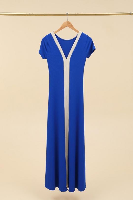 Vestidos largos Mujer Sky blue E.DIVA FR403 Efashion Paris