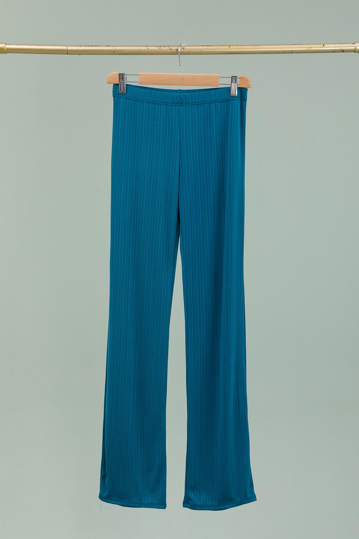 Pantalons Femme Bleu petrol E.DIVA FR427 #c Efashion Paris