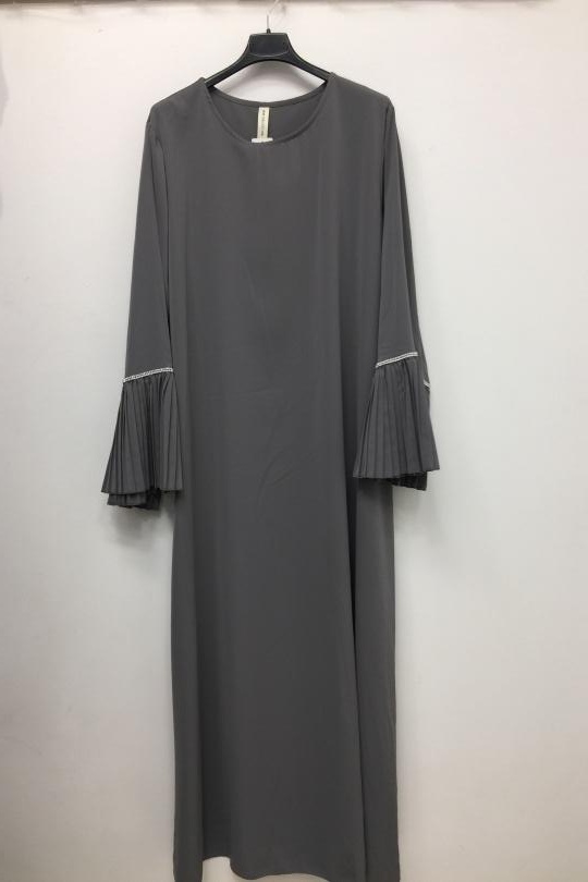 Abaya Femme Gris VERA ET TINA 18097 Efashion Paris