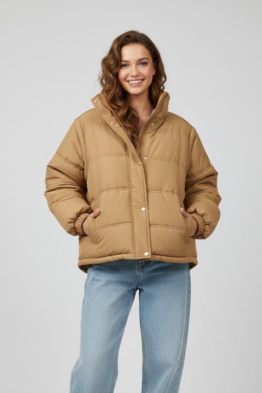 Doudounes Femme Café MC UNITED FM2403 Efashion Paris