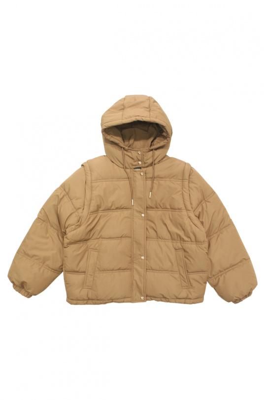 Doudounes Femme Café MC UNITED FM2403 Efashion Paris