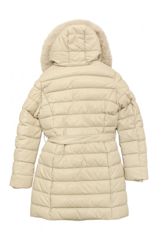 Doudounes Femme Blanc cassé MC UNITED FM2412 Efashion Paris