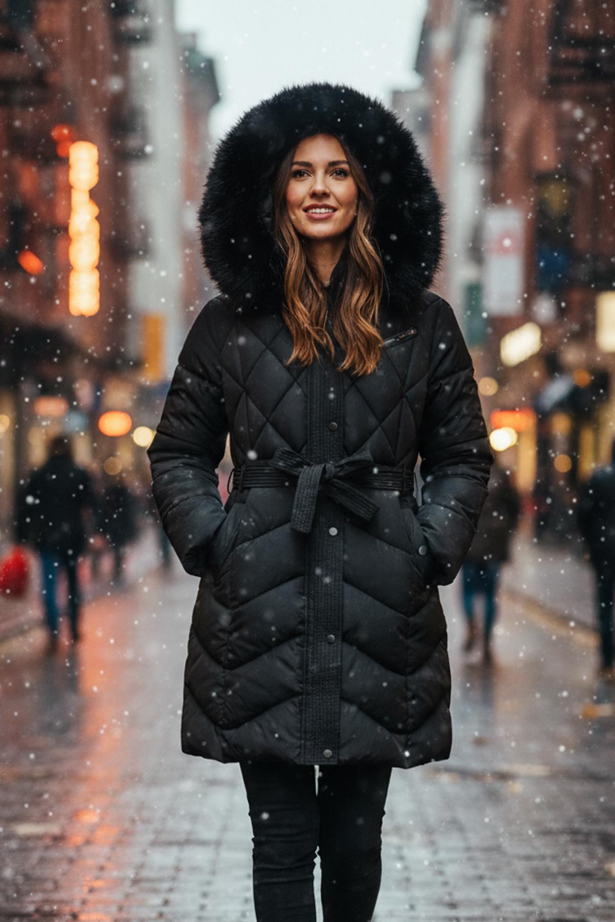 Doudounes Femme Noir MC UNITED FM2405 #c Efashion Paris