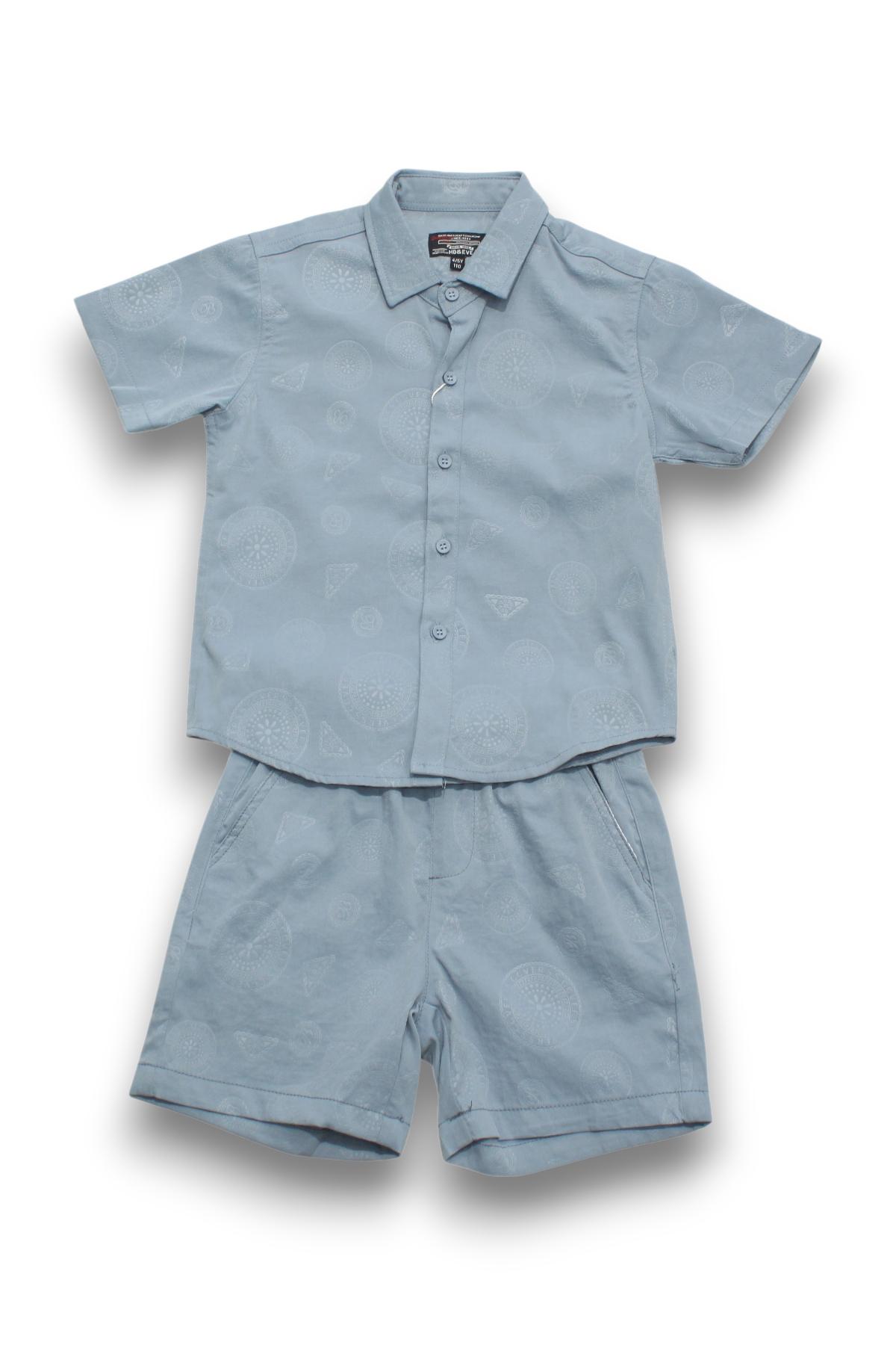 Conjuntos Niño y bébé  Sky blue MC UNITED TM-228 #c Efashion Paris