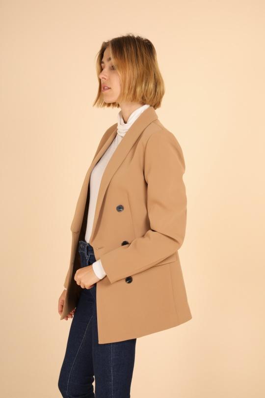 Vestes  Femme Taupe/Camel NANA LOVE 1817 Efashion Paris