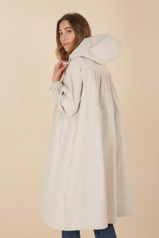 Manteaux Femme Ecru NANA LOVE 3977 Efashion Paris