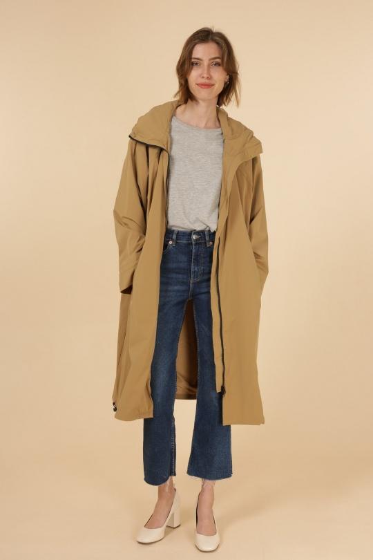 Trench coats Women Camel NANA LOVE 4370 Efashion Paris