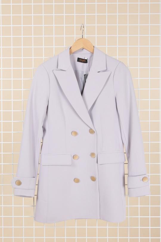 Chaquetas Mujer Grey NANA LOVE 1815 Efashion Paris