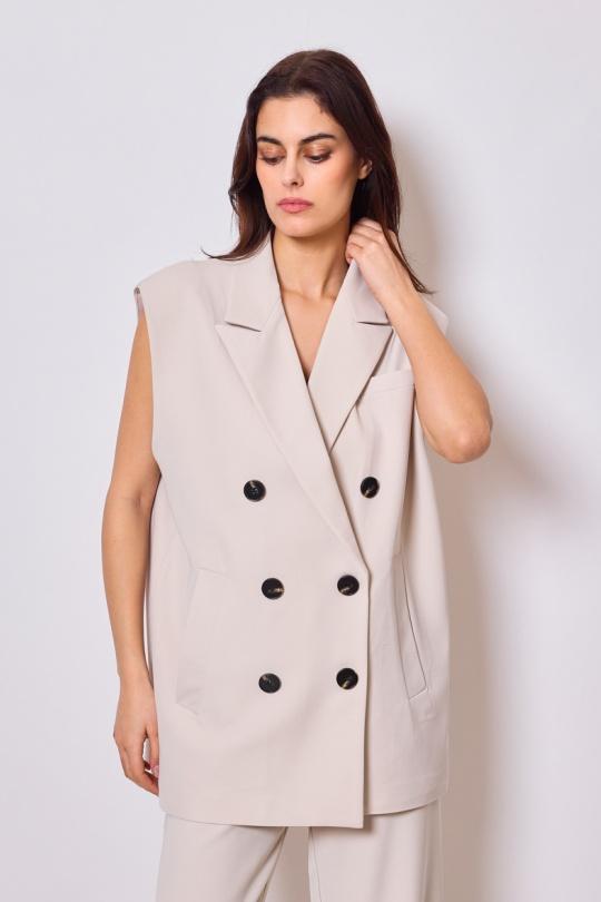 Vestes  Femme Blanc NANA LOVE 1836 Efashion Paris