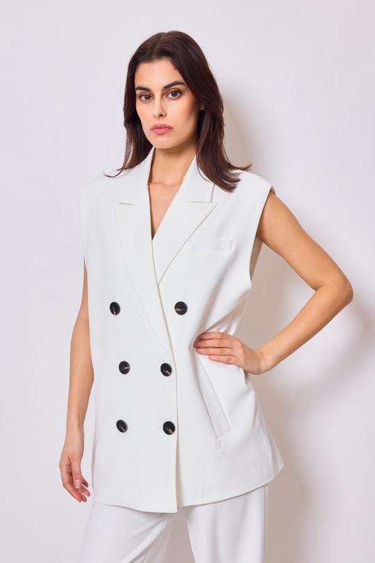 Vestes  Femme Blanc NANA LOVE 1836 Efashion Paris