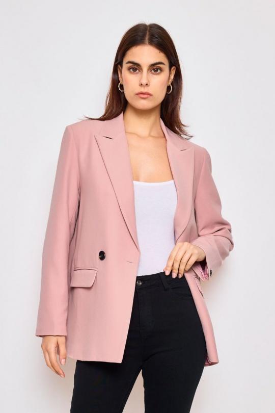 Vestes  Femme Rose poudre NANA LOVE 1839 Efashion Paris