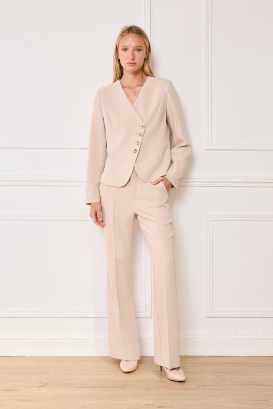 Vestes  Femme Rose poudre NANA LOVE 1852 Efashion Paris