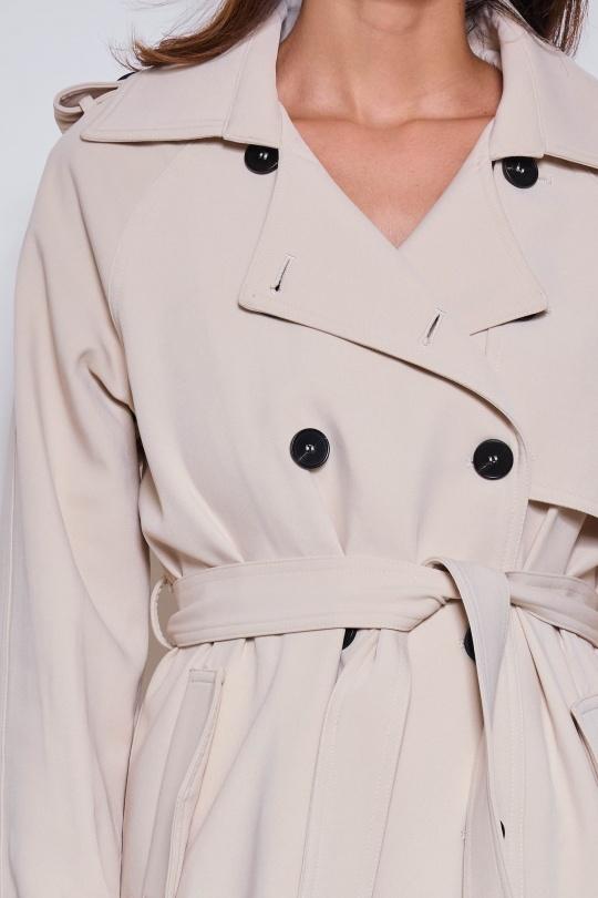 Trench coats Women Black NANA LOVE 3073 Efashion Paris