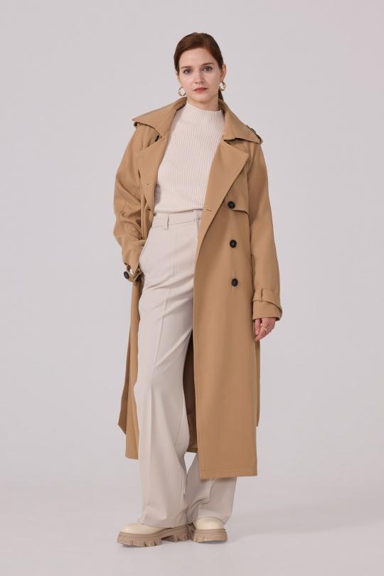 Trench coats Women Black NANA LOVE 3073 Efashion Paris