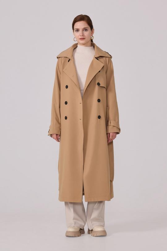 Trench coats Women Black NANA LOVE 3073 Efashion Paris