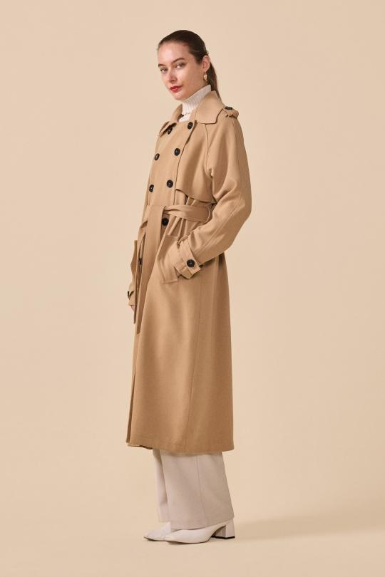 Trench coats Women Black NANA LOVE 3073 Efashion Paris