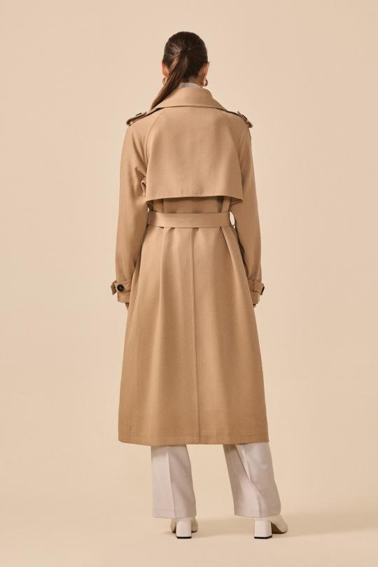 Trench coats Women Black NANA LOVE 3073 Efashion Paris