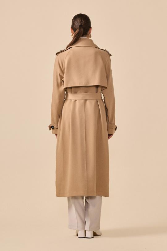 Trench coats Women Black NANA LOVE 3073 Efashion Paris