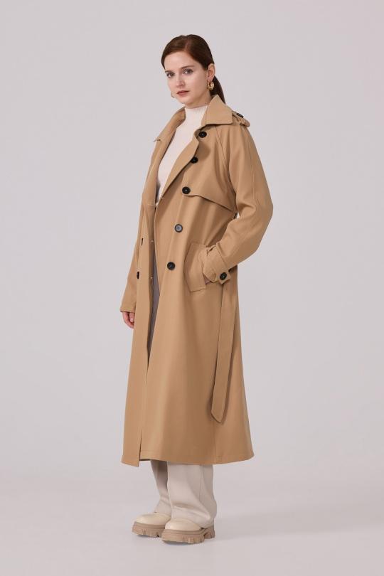 Trench coats Women Black NANA LOVE 3073 Efashion Paris