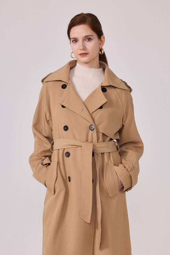 Trench coats Women Black NANA LOVE 3073 Efashion Paris