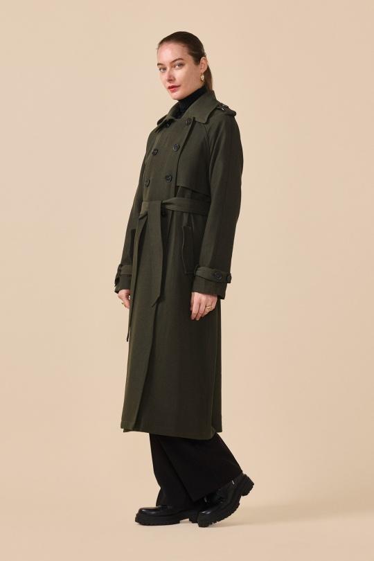 Trench coats Women Black NANA LOVE 3073 Efashion Paris