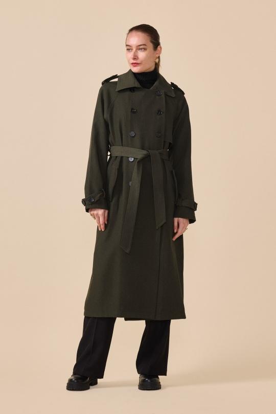 Trench coats Women Black NANA LOVE 3073 Efashion Paris