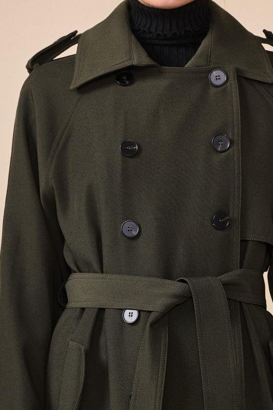 Trench coats Women Black NANA LOVE 3073 Efashion Paris