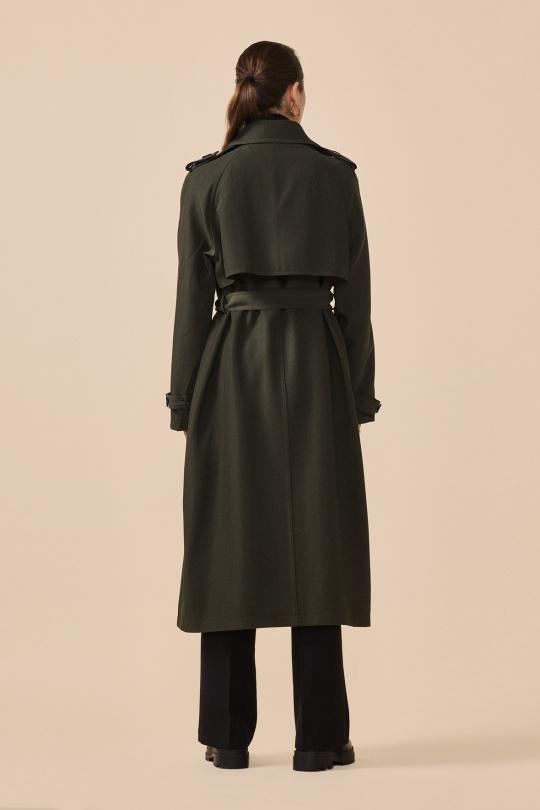 Trench coats Women Black NANA LOVE 3073 Efashion Paris