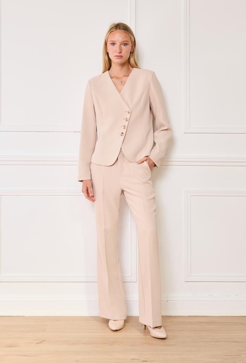 Vestes  Femme Rose poudre NANA LOVE 1852 #c Efashion Paris