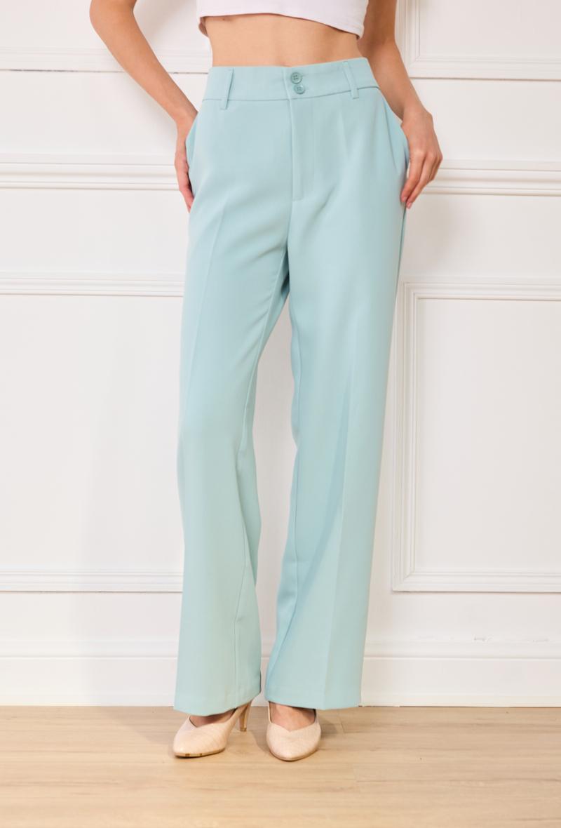 Pantalones Mujer Turquoise NANA LOVE 8810#5 #c Efashion Paris