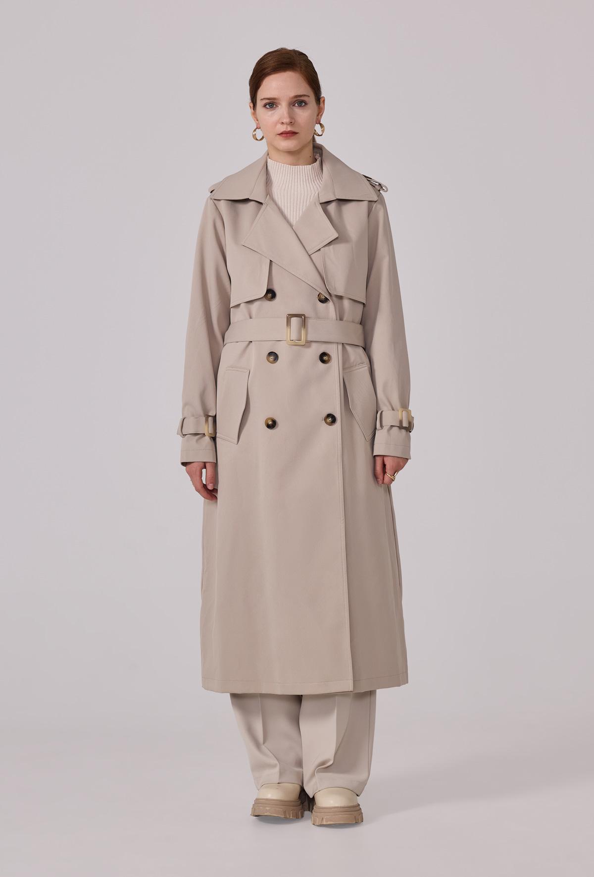 Trenchs Mujer Beige NANA LOVE 3072 #c Efashion Paris