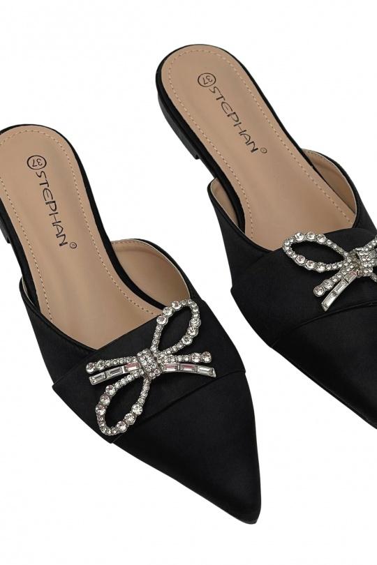 Sandales Chaussures Noir STEPHAN QQ-78 Efashion Paris