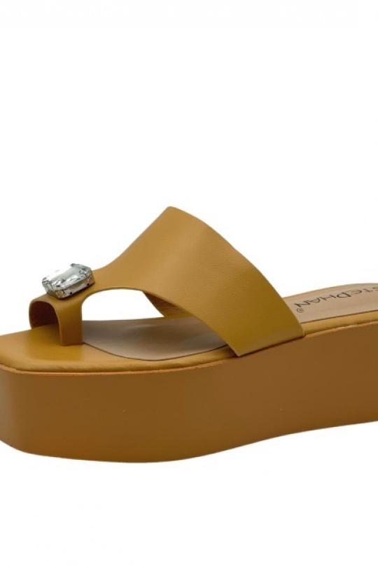 Compensées Chaussures Jaune STEPHAN 78-113 Efashion Paris