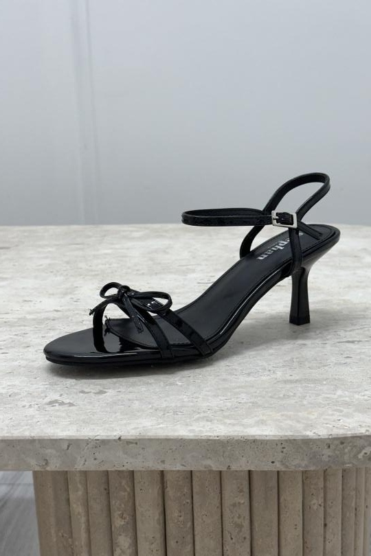 Sandals Shoes Black STEPHAN P-1455 Efashion Paris
