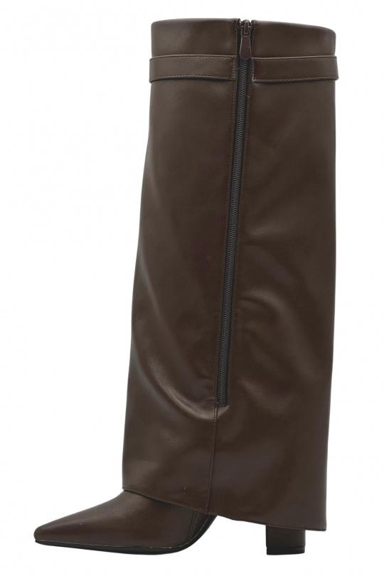 Stivali Scarpe Brown STEPHAN LQ-69 Efashion Paris