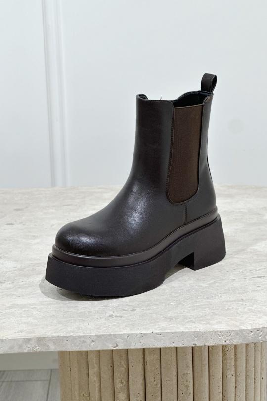 Stivaletti Scarpe Brown STEPHAN LQ-139 Efashion Paris