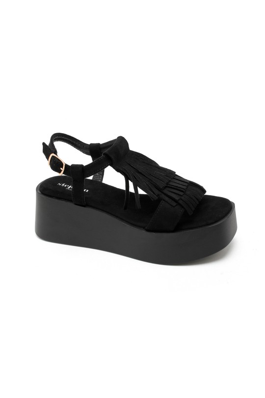 De cuña Zapatos Brown STEPHAN MM-22 Efashion Paris