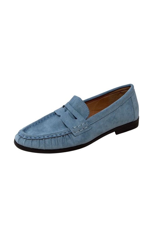 Mocassins Chaussures Bleu STEPHAN QQ-303 Efashion Paris