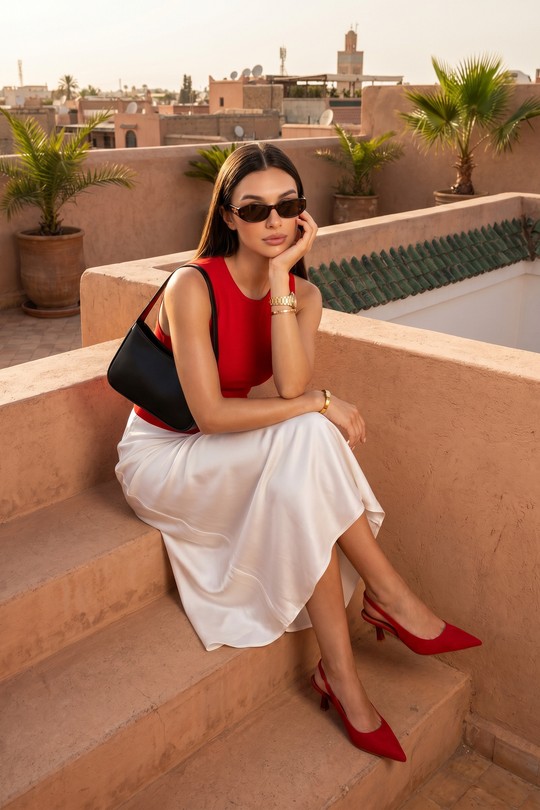 Escarpins Chaussures Rouge STEPHAN P-1523 Efashion Paris