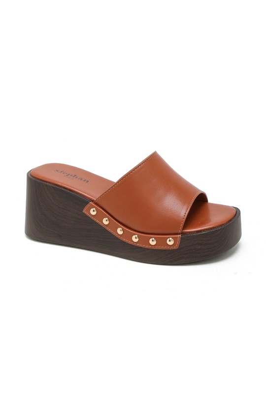 De cuña Zapatos Beige STEPHAN 78-200 Efashion Paris