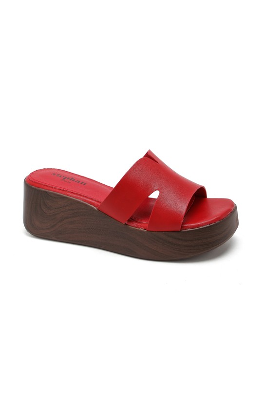 De cuña Zapatos Yellow STEPHAN OL-57 Efashion Paris