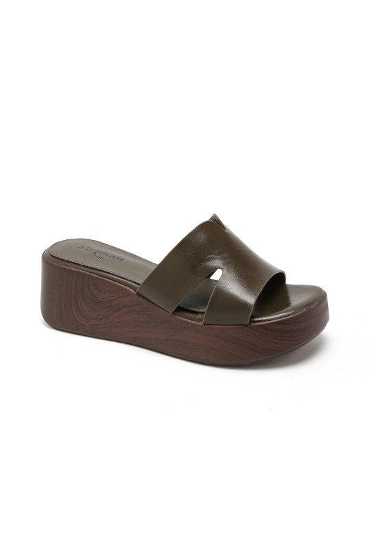 De cuña Zapatos Yellow STEPHAN OL-57 Efashion Paris