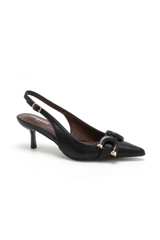 Escarpins Chaussures Noir STEPHAN P-1488 Efashion Paris