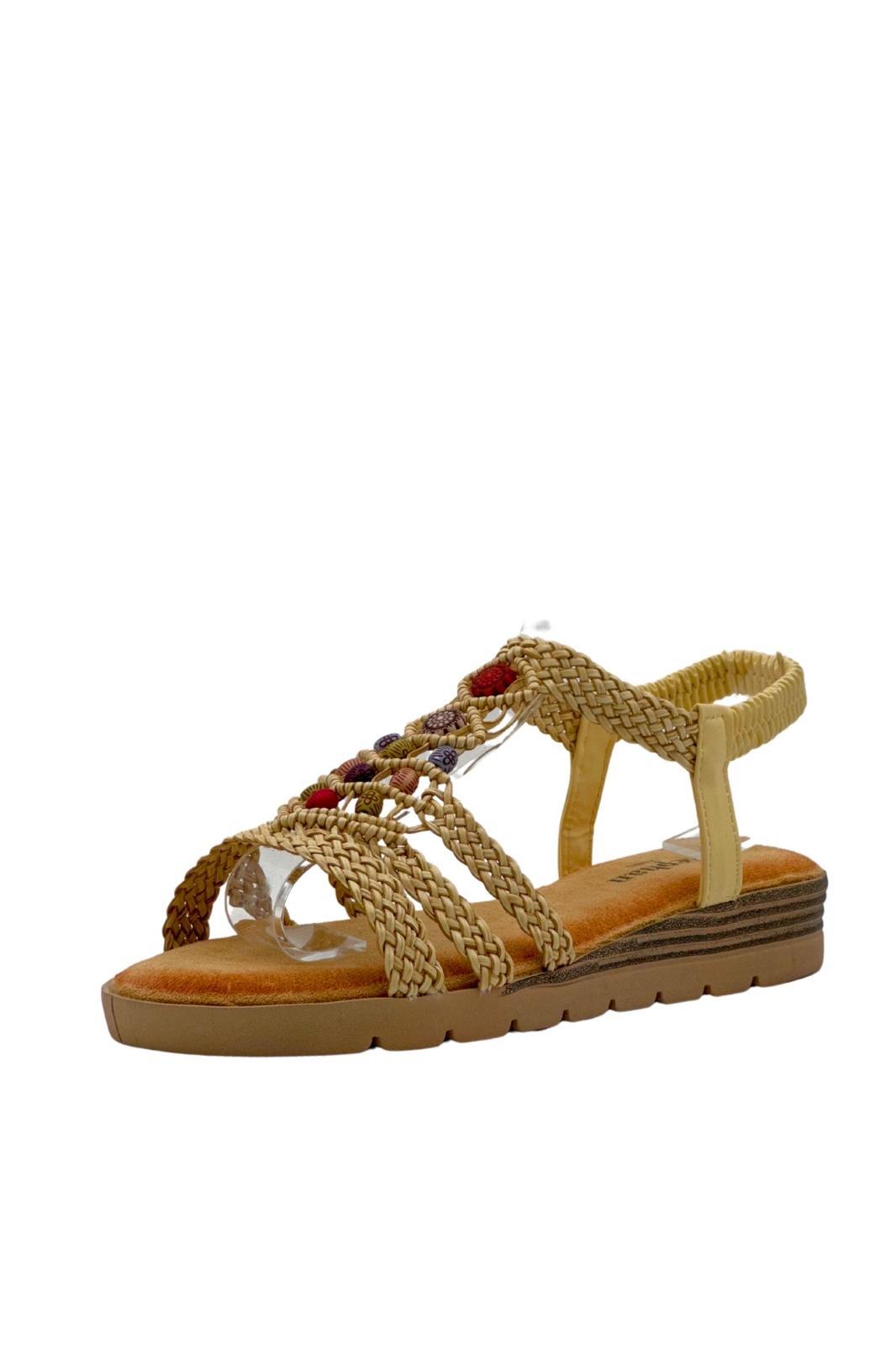 Sandales Chaussures Beige STEPHAN D-33 #c Efashion Paris