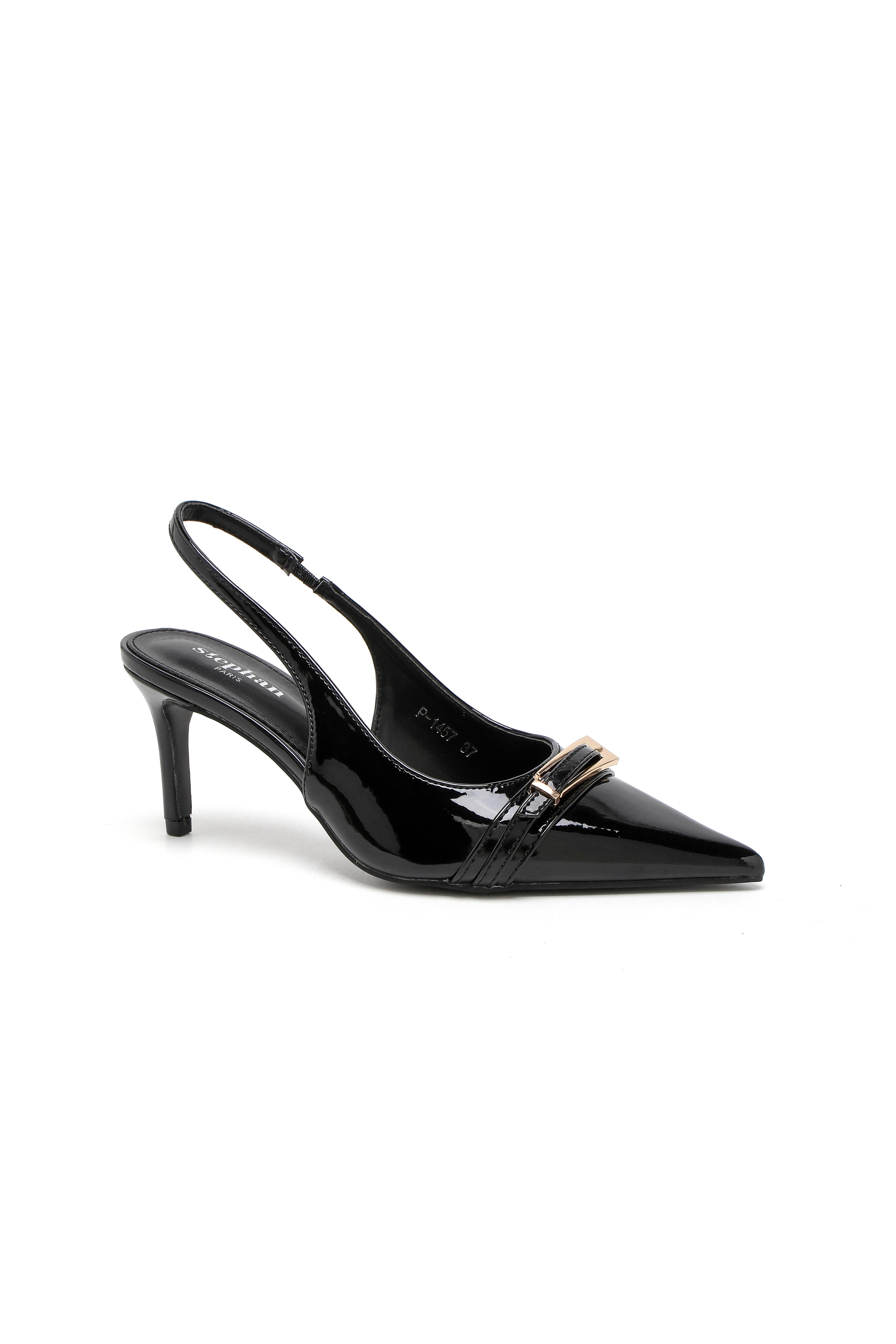 Escarpins Chaussures Noir STEPHAN P-1457 #c Efashion Paris